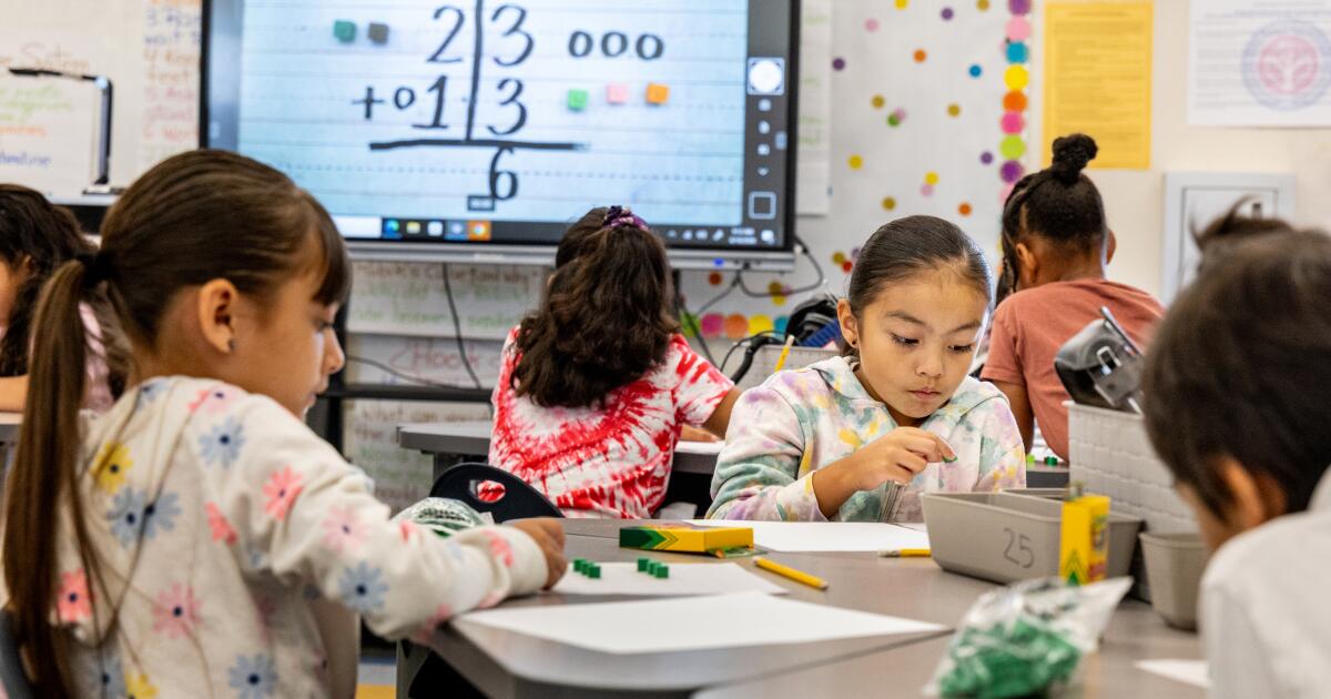 La Californie veut tester les mathématiques dès la maternelle