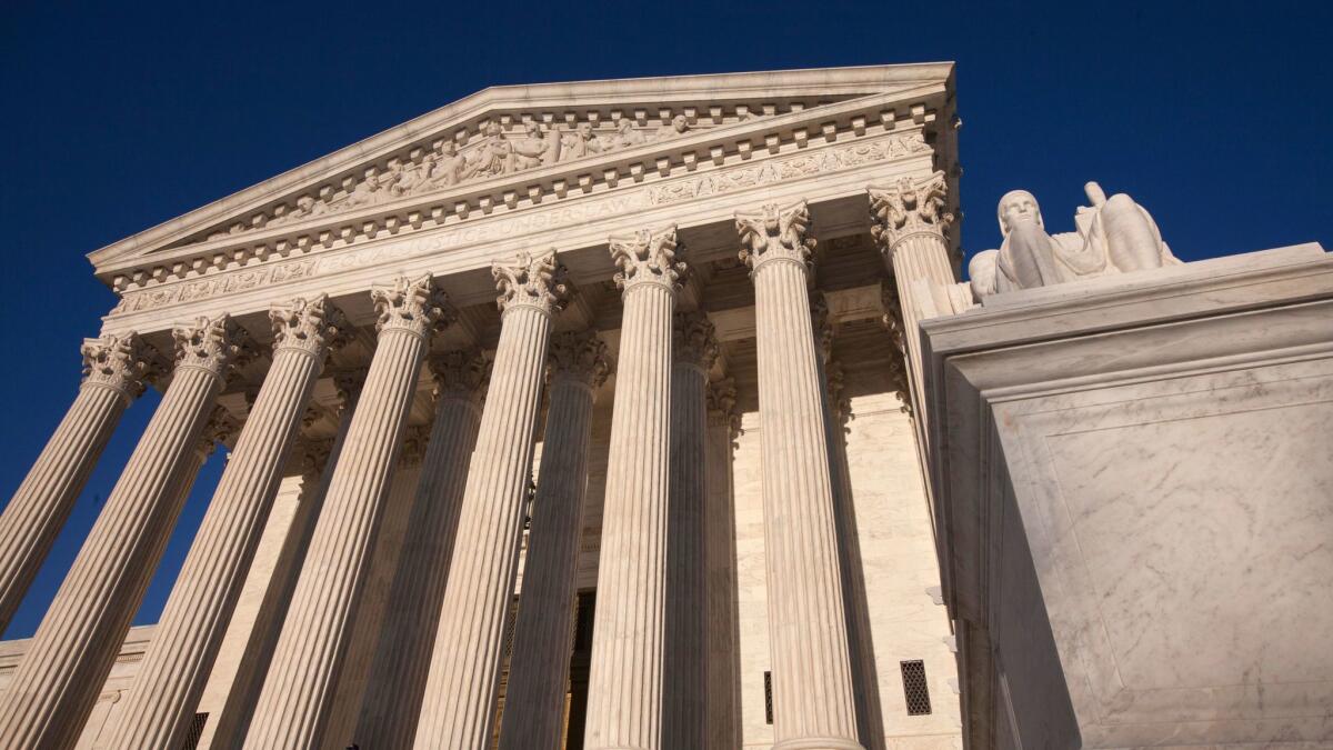 The Supreme Court Building in Washington.