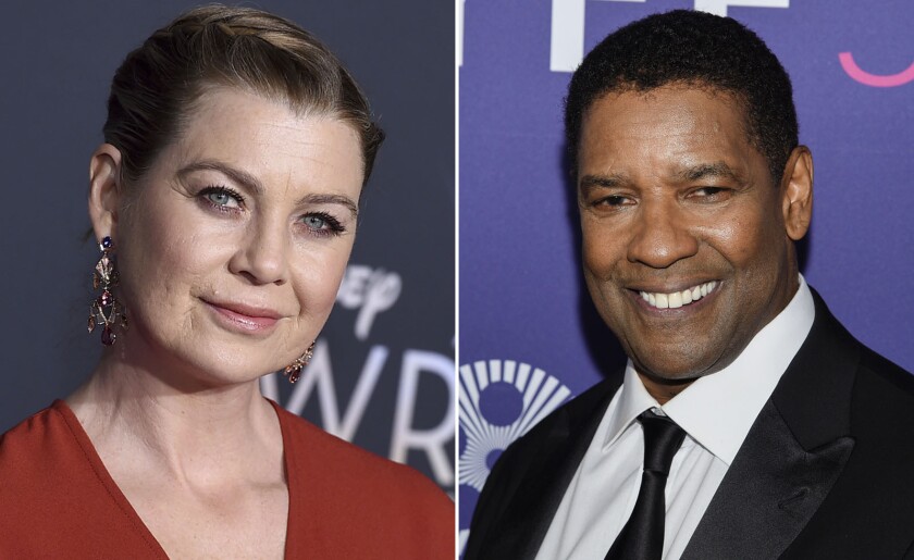 Photos of Ellen Pompeo and Denzel Washington