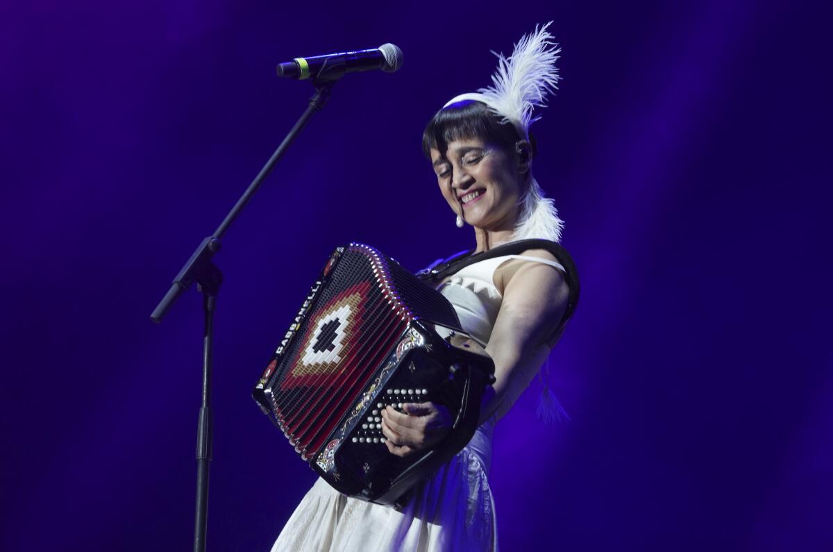 La cantante mexicana Julieta Venegas