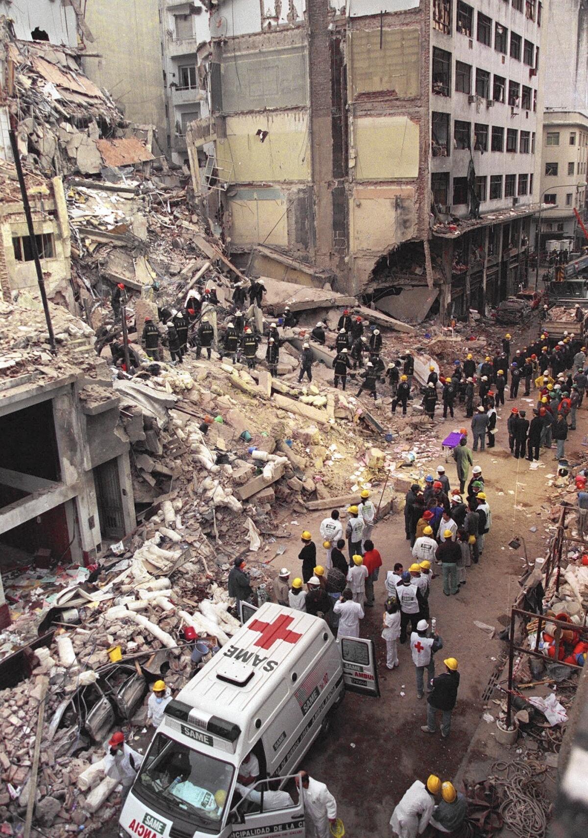 Iran and Hezbollah were accused of the 1994 bombing of a Jewish community center in Buenos Aires.
