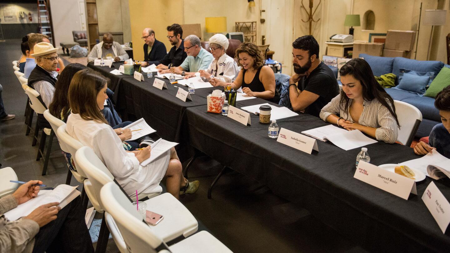 Table read for Netflix' "One Day At A Time"