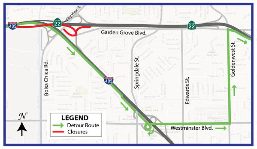 Eastbound 22 Freeway Connector From 405 To Close This Weekend