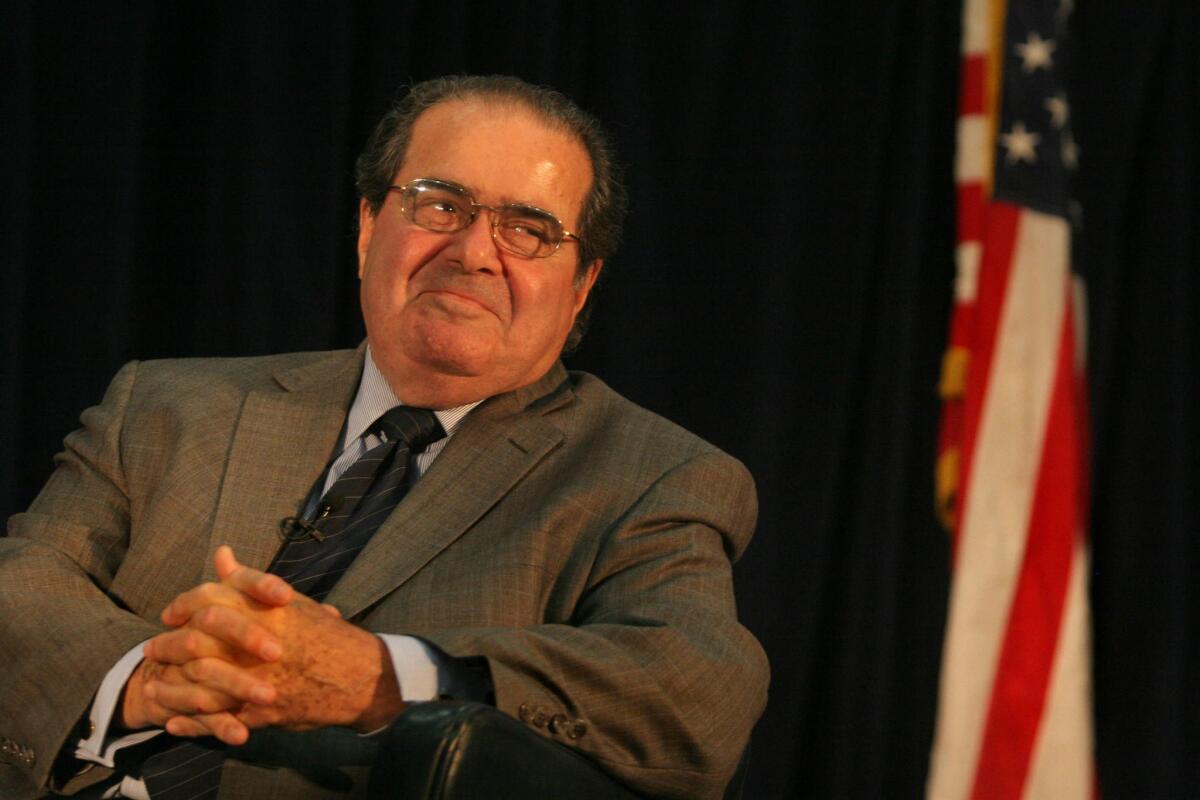 Late Supreme Court Justice Antonin Scalia