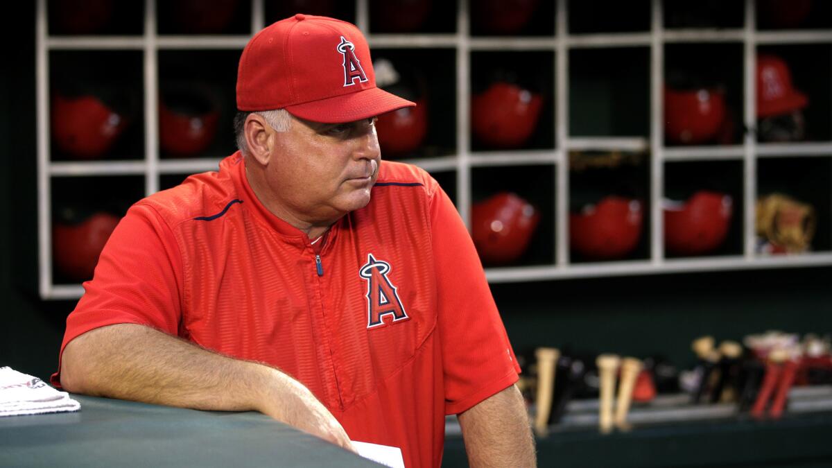 Says Angels Manager Mike Scioscia of the men searching for a new general manager: 'I know they will search long and hard for somebody that is philosophically along the same lines .'