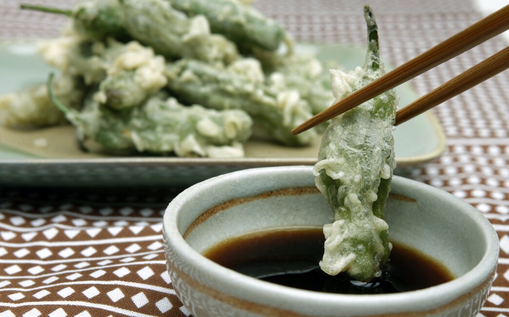 Shishito peppers tempura