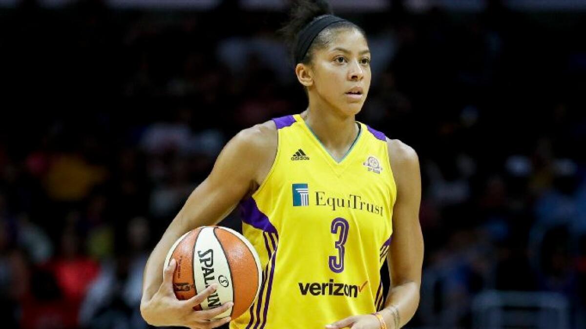 Candace Parker, pictured during a game against Connecticut on June 26.