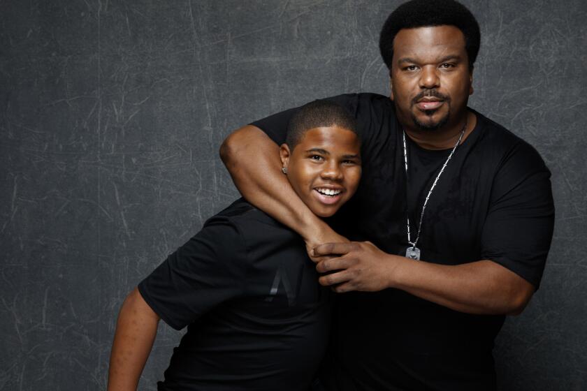 Markees Christmas, left, and Craig Robinson of "Morris From America."