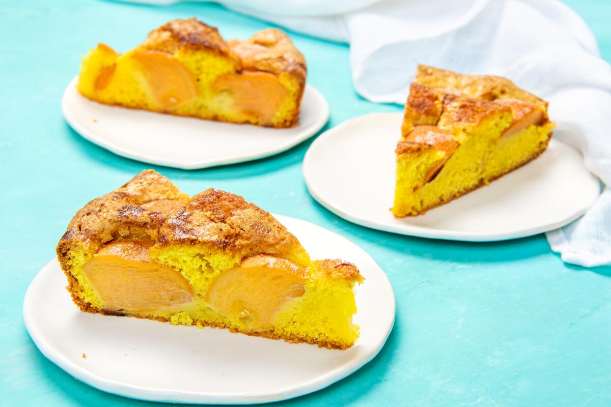 California persimmon torte