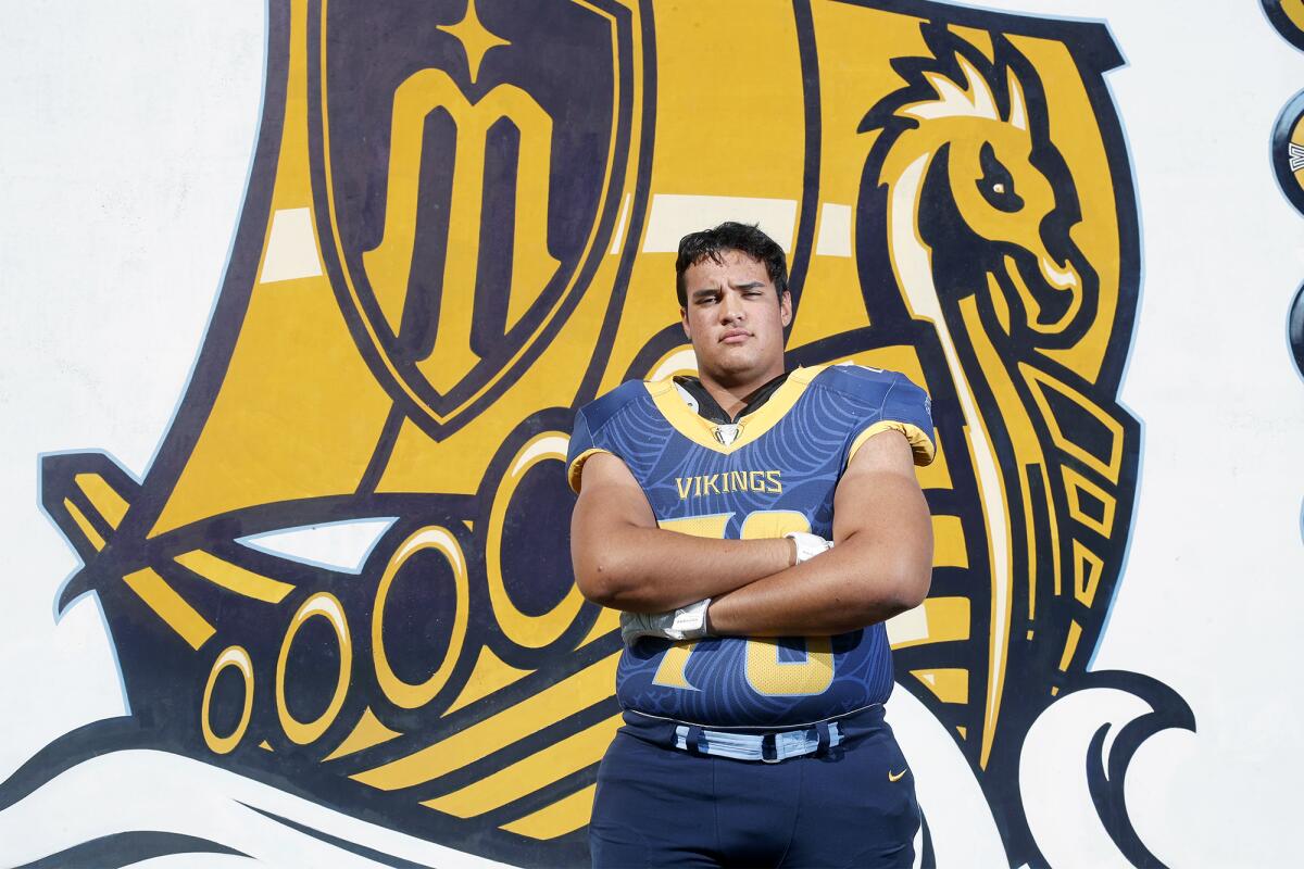 Senior Isaia Regan has keyed Marina's first eight-win season since 1985 and first CIF Southern Section playoff berth since 2001.