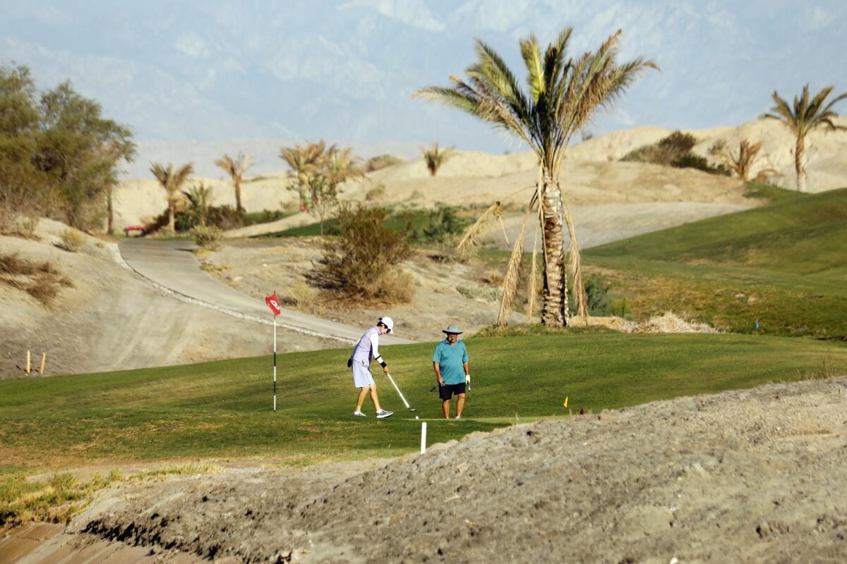 The Golf Club at Terra Lago in Indio, Calif., is located in the arid Coachella Valley. 