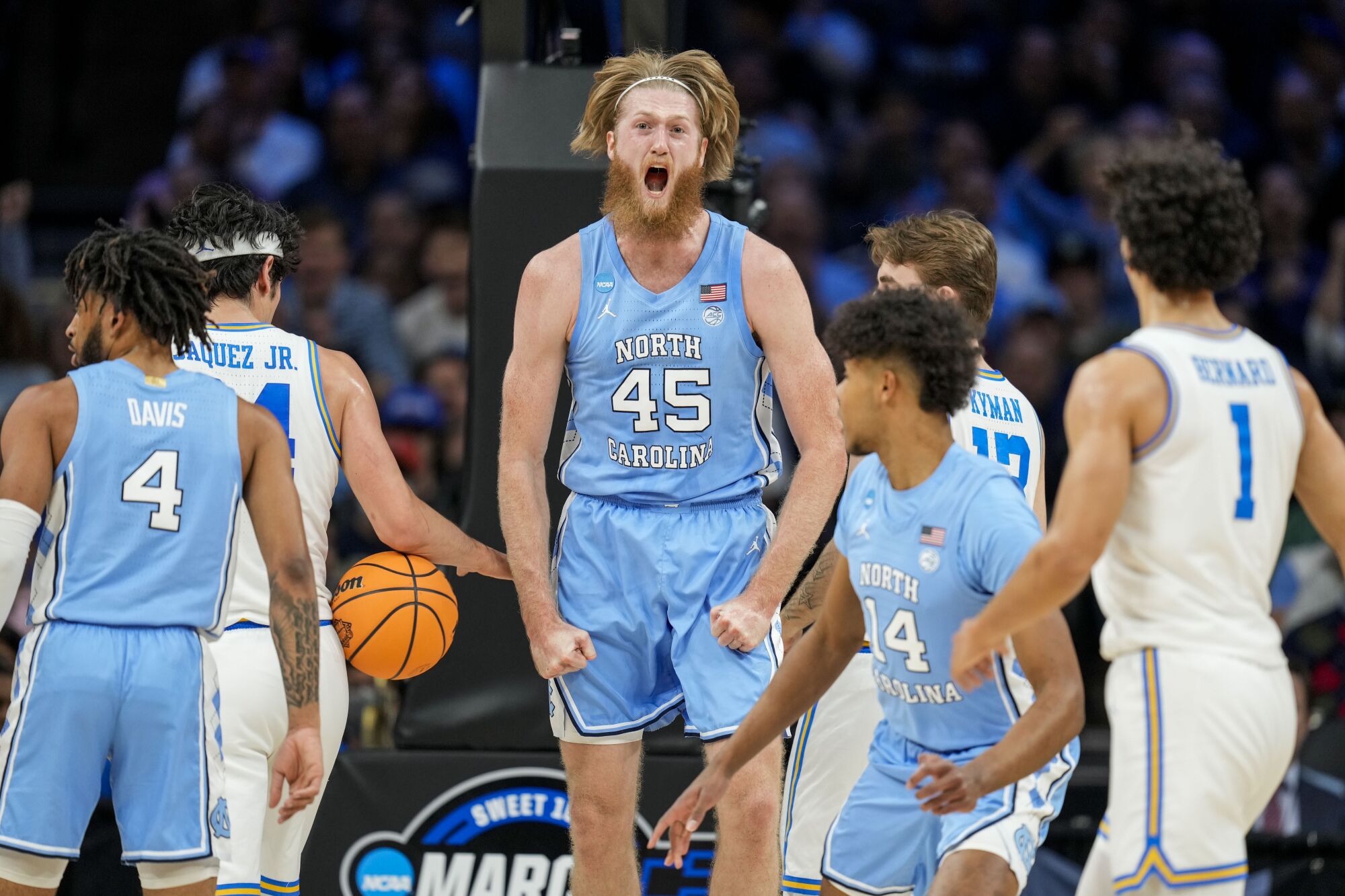 North Carolina edges UCLA, ousts Bruins from NCAA tournament - Los Angeles Times North Carolina edges UCLA, ousts Bruins from NCAA tournament - Los Angeles Times