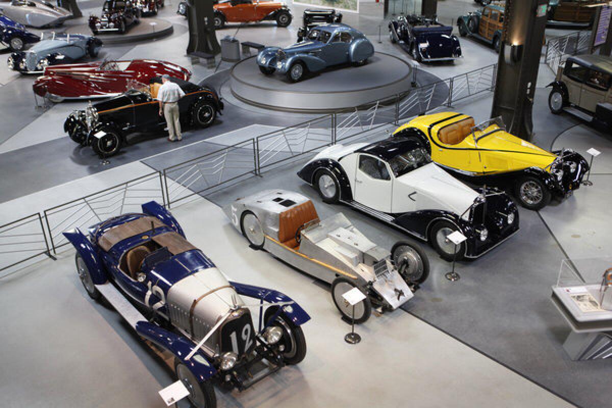 The Mullin Automotive Museum in Oxnard is exhibiting a collection of automobiles designed by Gabriel Voisin in the 1920s and '30s.