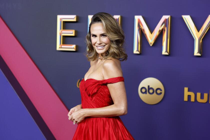 Keltie Knight arriving at the 76th Primetime Emmy Awards at the Peacock Theater on Sunday.