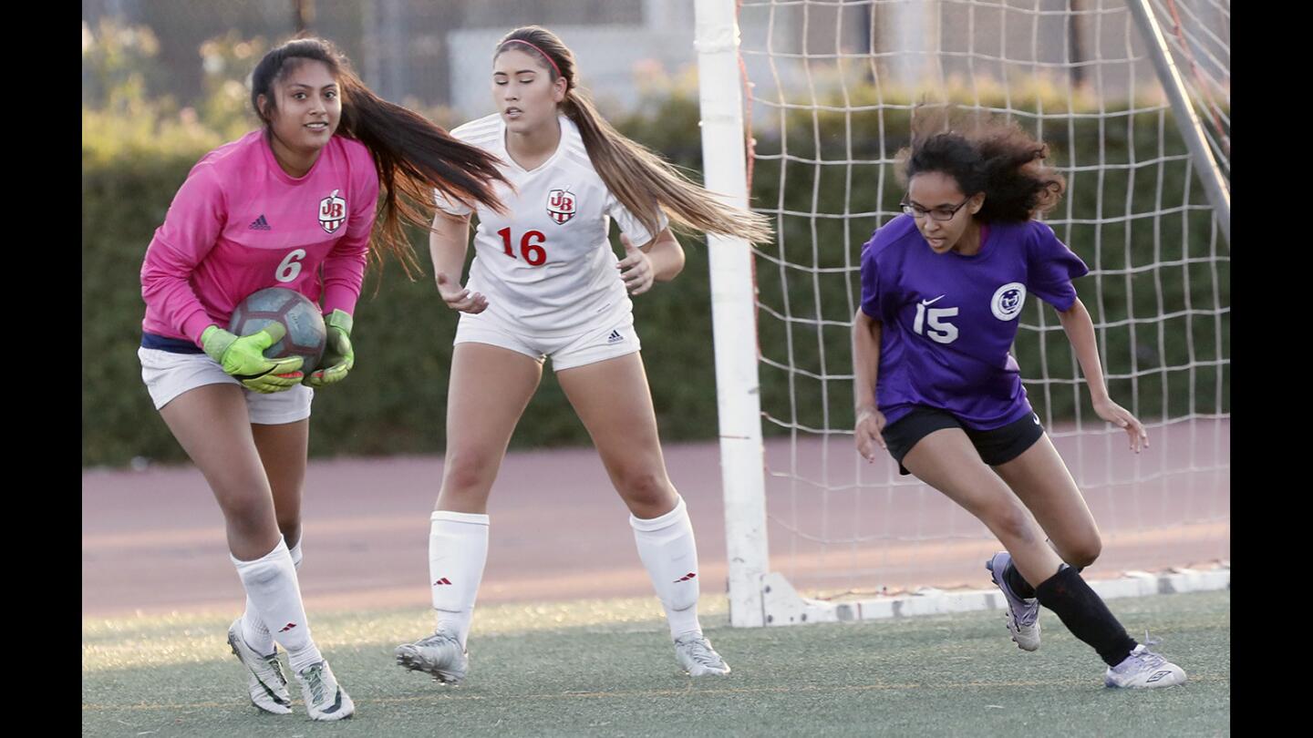 Photo Gallery: Burroughs vs. Hoover girls soccer