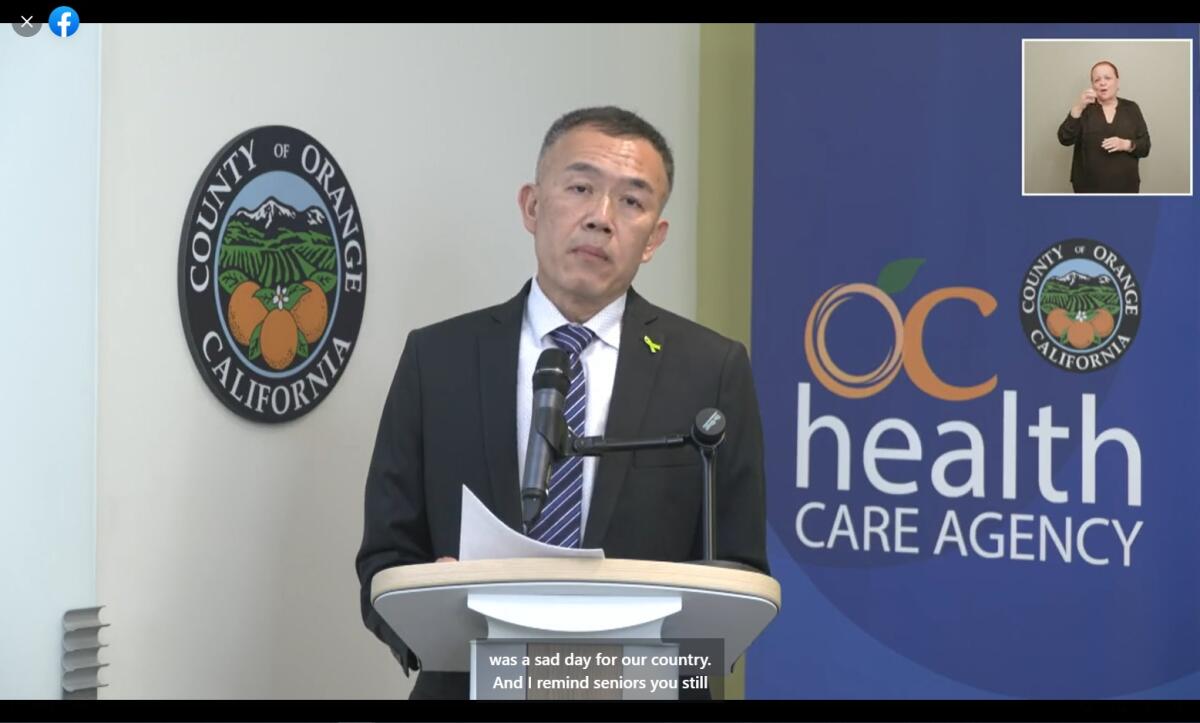 Dr. Clayton Chau, the director of the Orange County Health Care Agency, shares its latest COVID-19 information. 