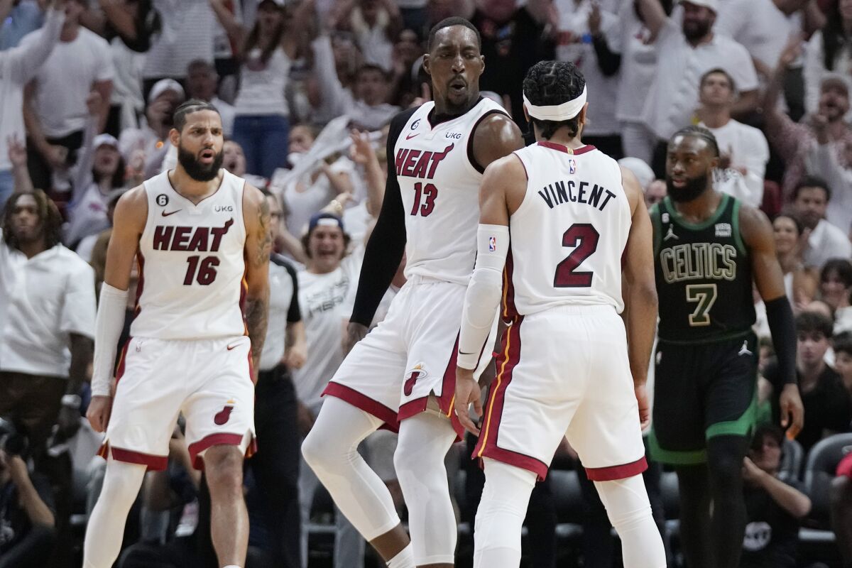 Heat one win away from 2023 NBA Finals after dominating Celtics Los