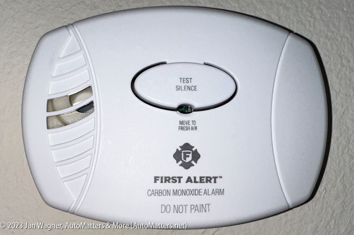 First Alert carbon monoxide alarm