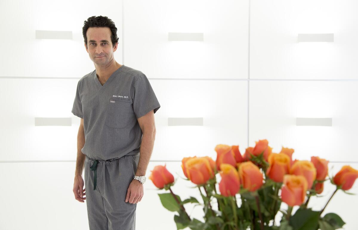 Dr. Marc Mani created the MIST (short for Minimally Invasive Stromal Transfer) procedure that uses "stem cells under and within the skin."