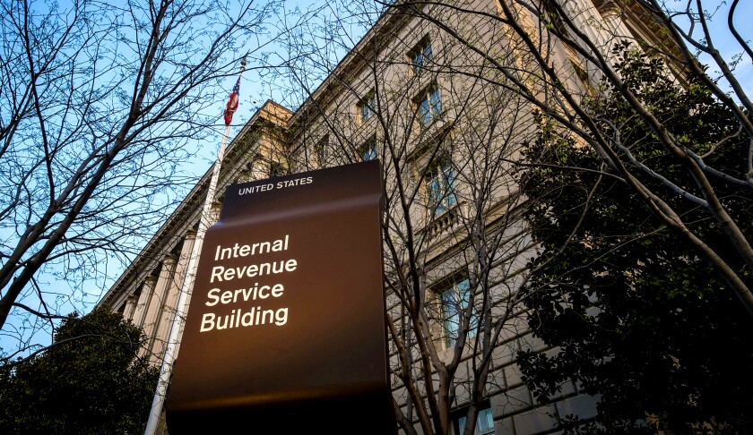 Ihe Internal Revenue Service headquarters in Washington, D.C.