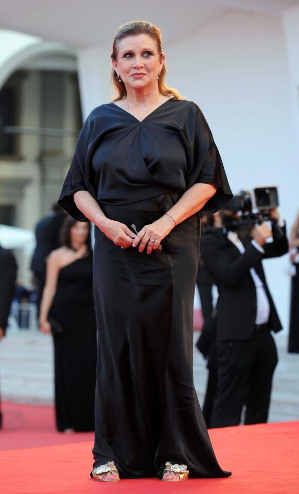 Carrie Fisher at Venice Film Festival
