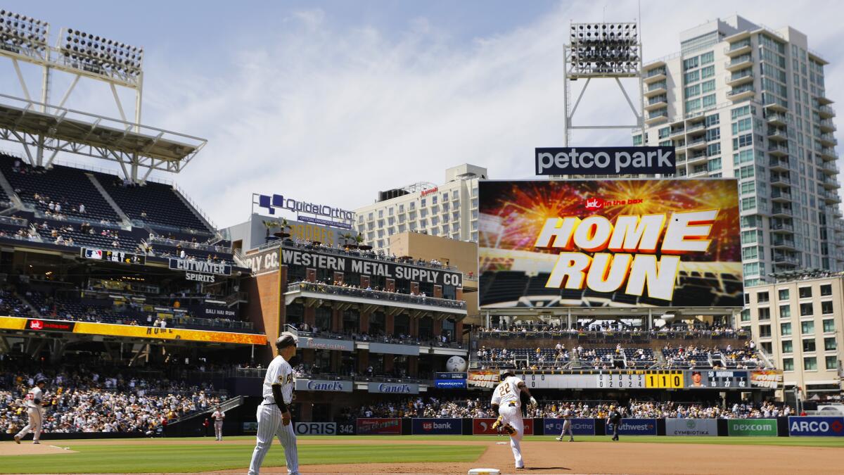 Happy 4th of July from Petco Park @padres Great day for baseball!