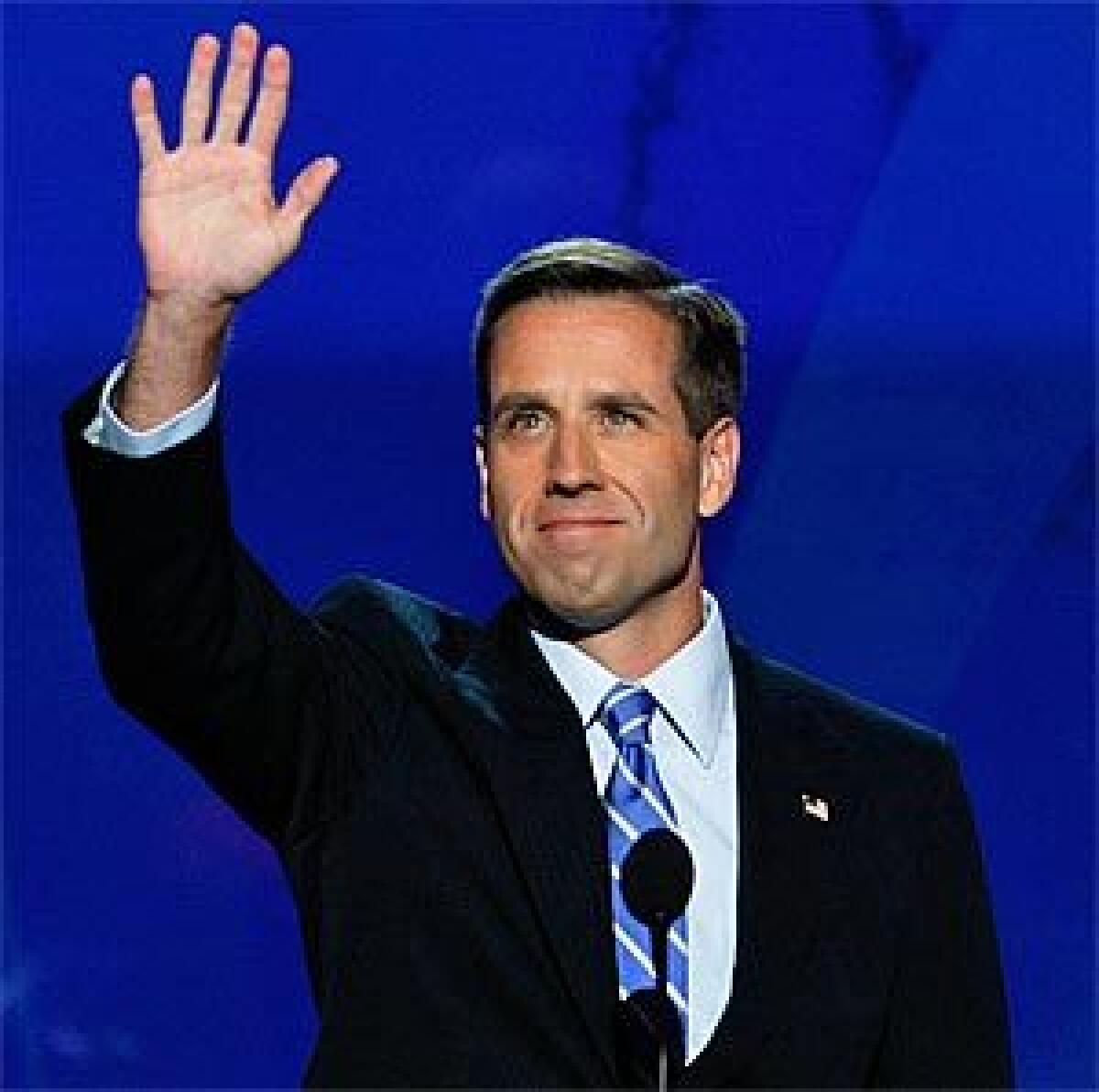 Beau Biden appears at the 2008 Democratic National Convention.