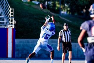 Trinity League MVP Trent Mosley of Santa Margarita had a touchdown catch and long reception.