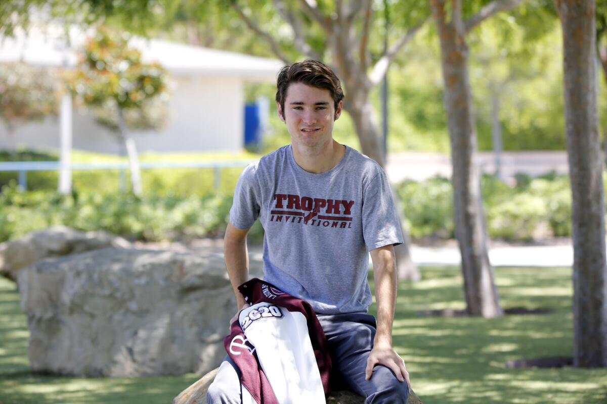 Laguna Beach distance runner Logan Brooks was named the Sunset Conference Wave League Male Athlete of the Year.