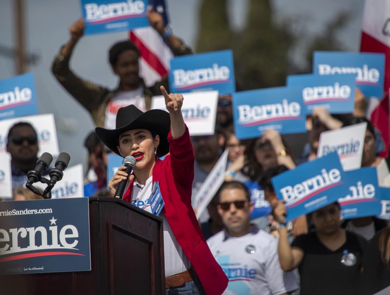 Bernie Sanders rally in Santa Ana