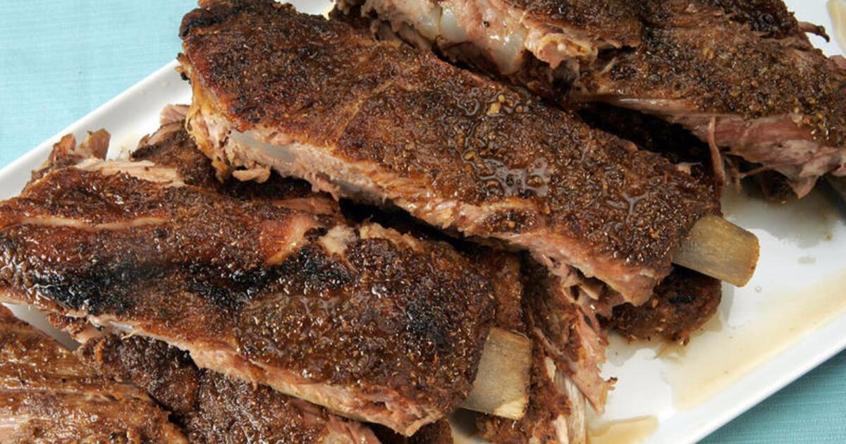 Try this slow-braised rib recipe for dinner tonight, plus how to trim ribs like a pro