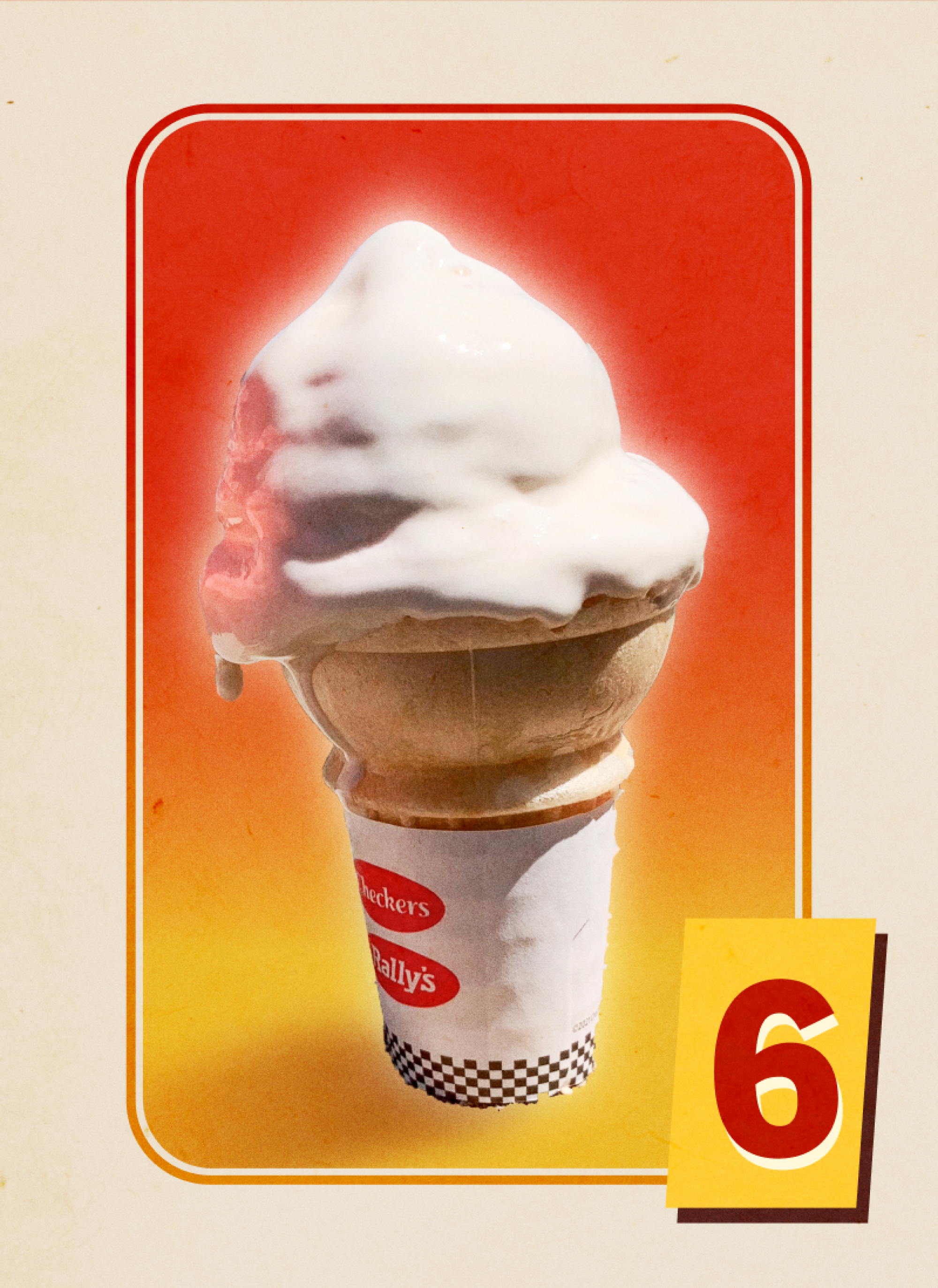 Graphic of Rally's soft serve