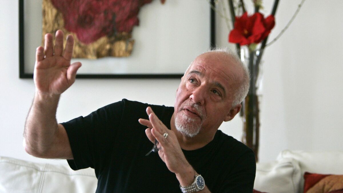 Paulo Coelho in Paris in 2007. His new book is "Hippie."