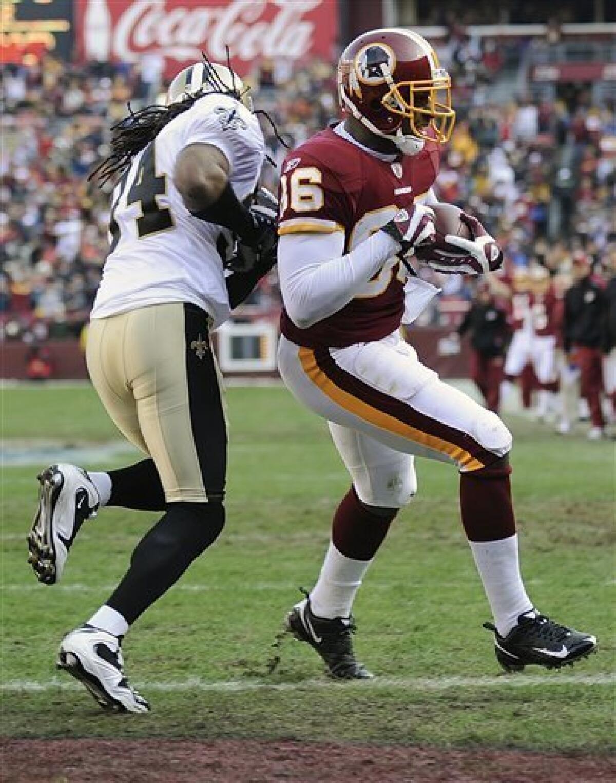 Saints live charmed life, top Redskins 33-30 in OT - The San Diego  Union-Tribune