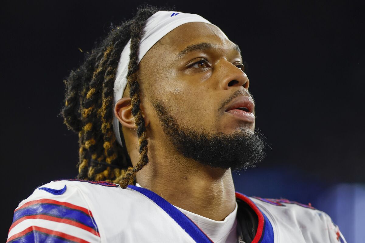 Buffalo Bills trainer who saved Damar Hamlin's life talks