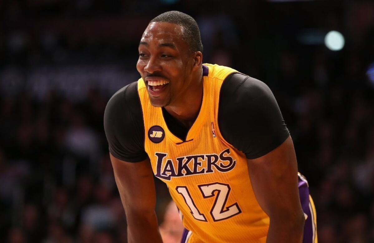 Says Lakers center Dwight Howard: 'I¿m not in Superman shape. I want to get in Superman shape.'