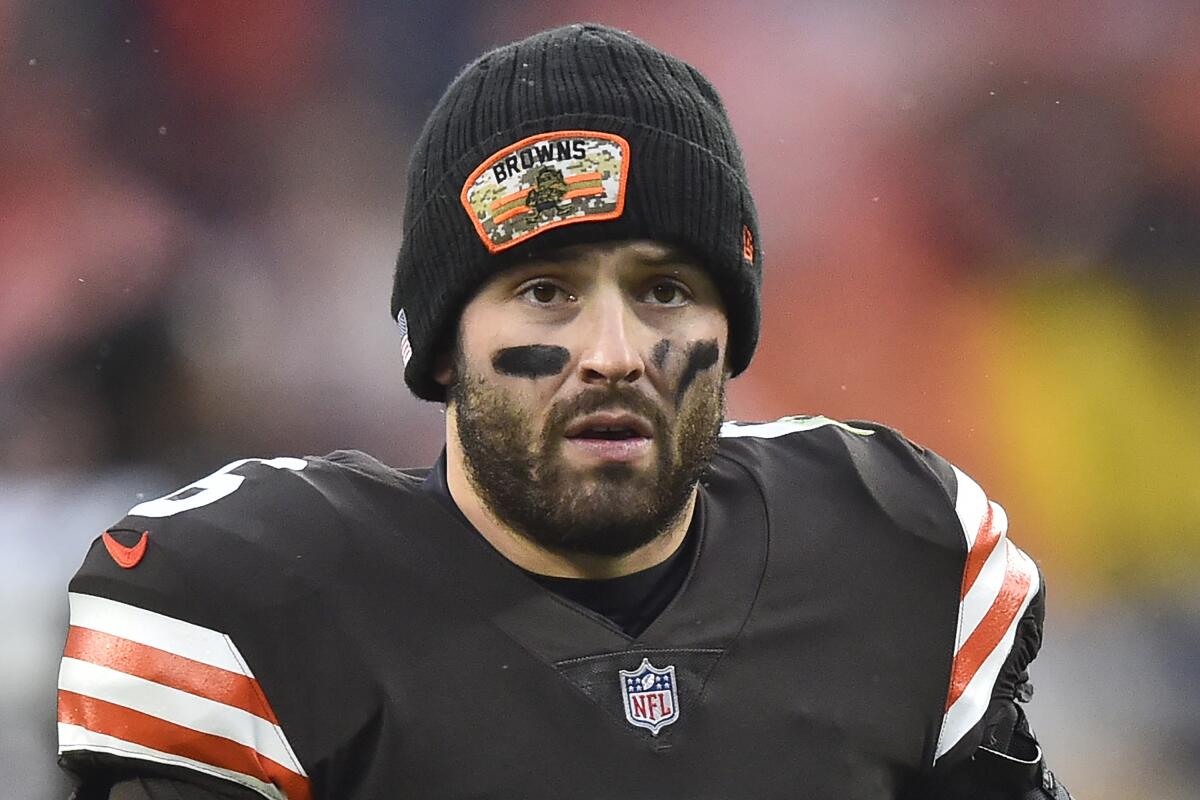 Mayfield, Browns can make up for lost season in home stretch - The San  Diego Union-Tribune