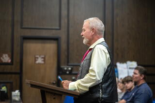 A June 2024 photo of Ricky Davis in court.