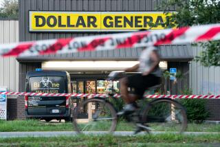 JACKSONVILLE, FLORIDA - AUGUST 27: A bicyclist rides past the Dollar General store where three people were shot and killed the day before on August 27, 2023 in Jacksonville, Florida. Police say that the attack by a gunman on Black customers at the store is being investigated as a hate crime. (Photo by Sean Rayford/Getty Images)