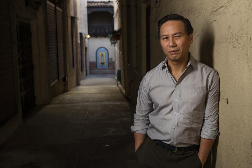 PASADENA, CA-OCTOBER 25, 2019: BD Wong, who originated a lead role in the play, A Great Leap, when it was off-Broadway last year, is now directing the production at the Pasadena Playhouse. (Mel Melcon/Los Angeles Times)