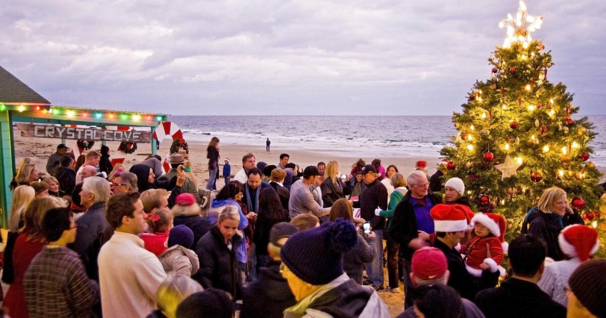 Around Town Crystal Cove tree lighting Saturday on the beach Los