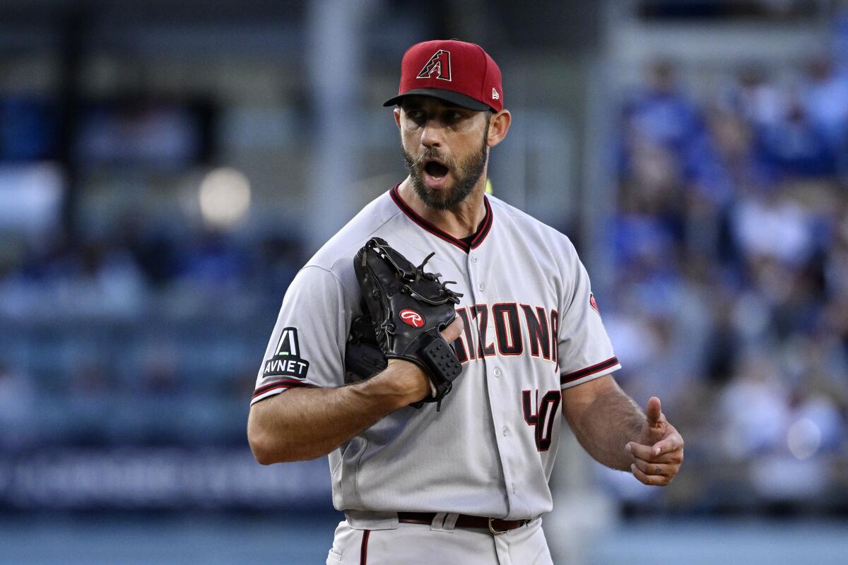 Photo: Arizona Diamondbacks Starting Pitcher Madison Bumgarner