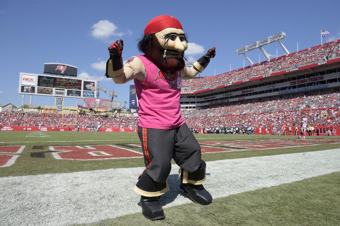 Want to meet an NFL mascot? We can help you see them all - Los