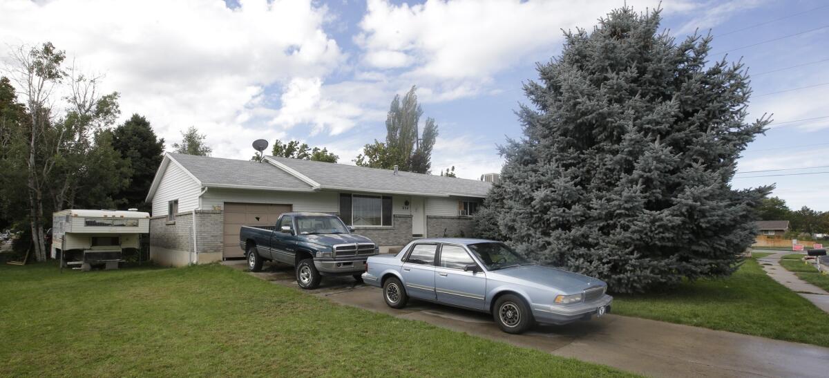 Five members of a Springville, Utah, family were found dead in this house in September. All were in bed.