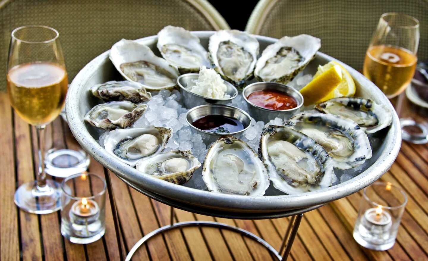 Champagne & oysters