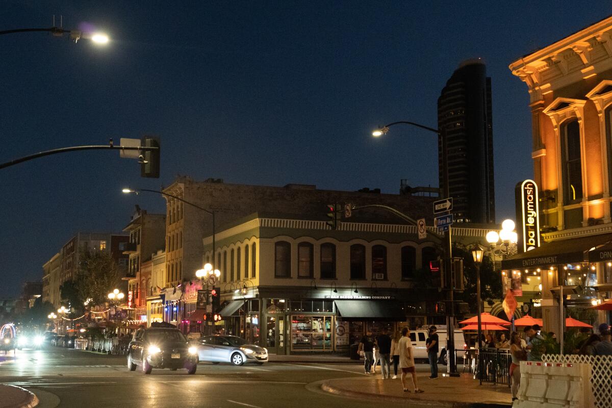 San Diego's Gaslamp District.