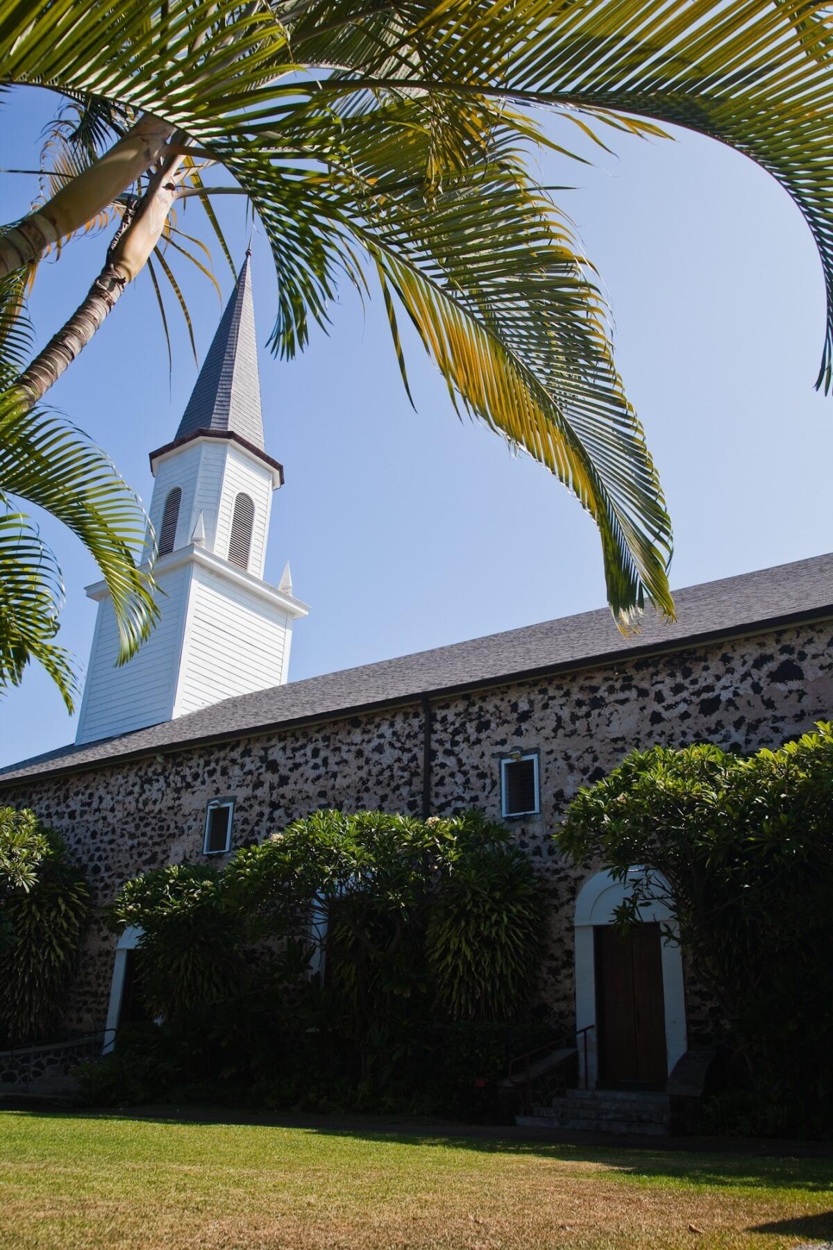 The Mokuaikaua Church in Kailua is among the oldest Christian houses of worship in the islands.