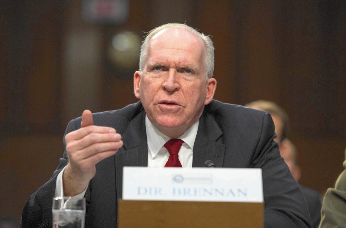 CIA Director John Brennan, who was a senior CIA official when waterboarding was used, said recently that he would not carry out a similar order in the future.