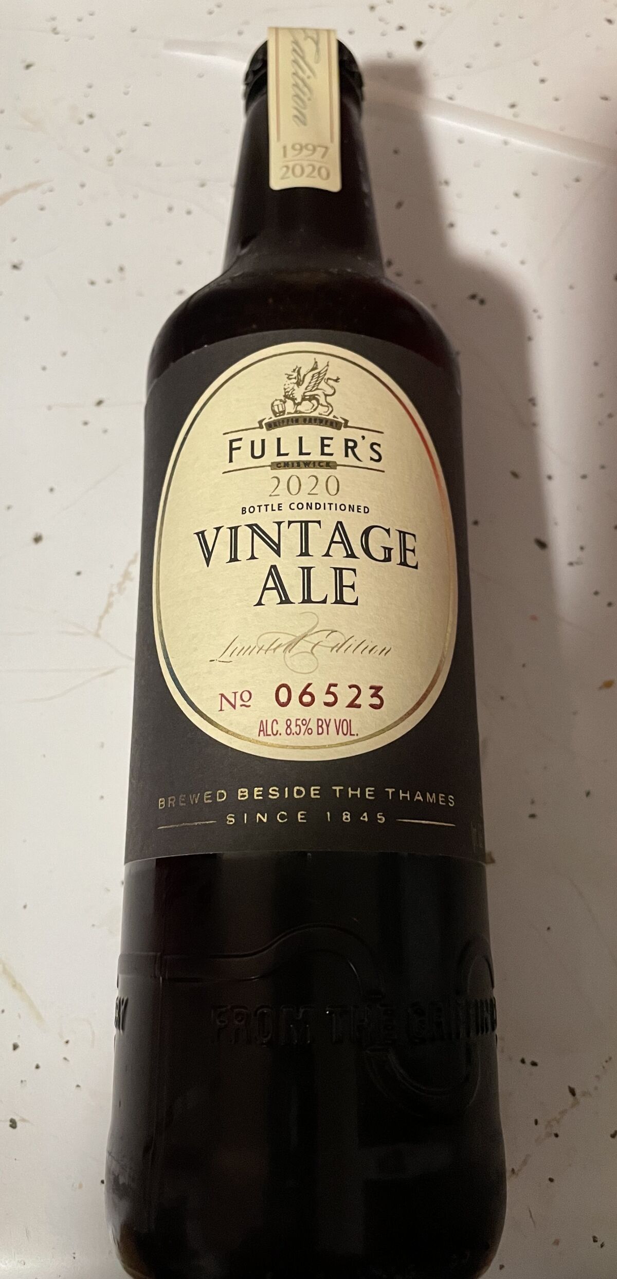 Vintage Ale 2020 da Fuller's, Chiswick, Inglaterra