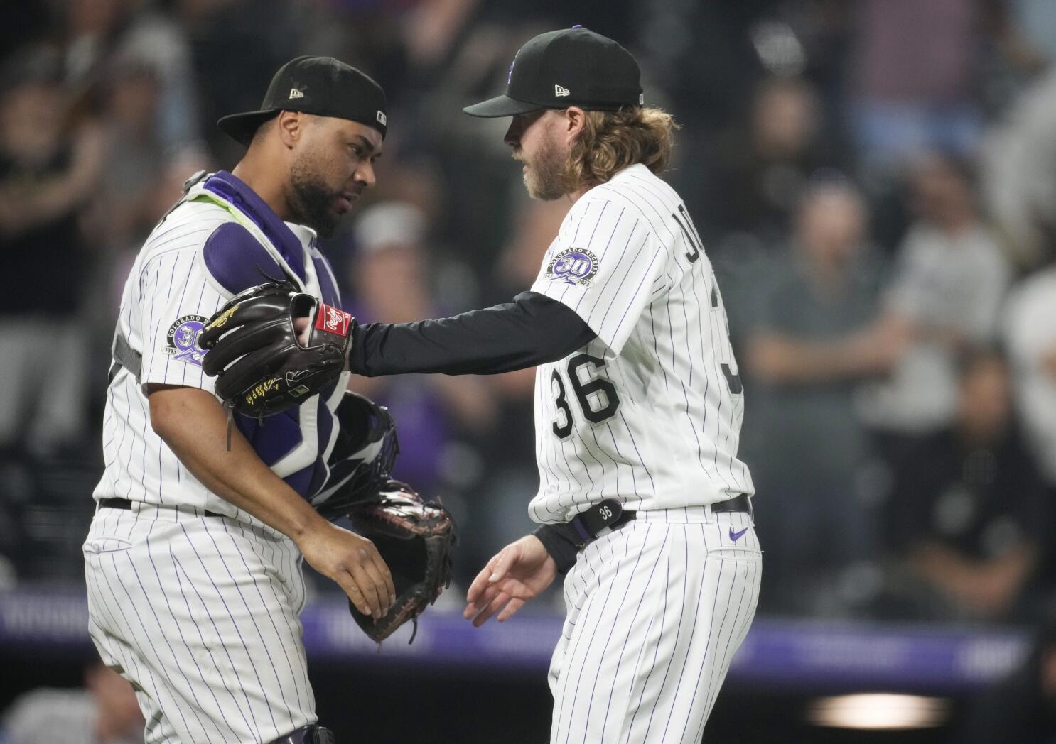 Grichuk's go-ahead RBI single in the ninth rallies Rockies past Marlins 4-3